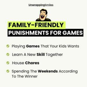 punishment ideas for games|23 Fun and Creative Punishments For Games With Family.